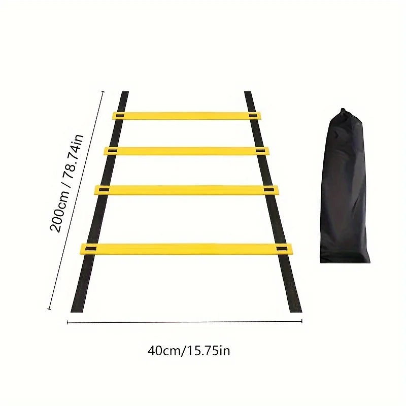 Adjustable Speed & Agility Training Ladder Set