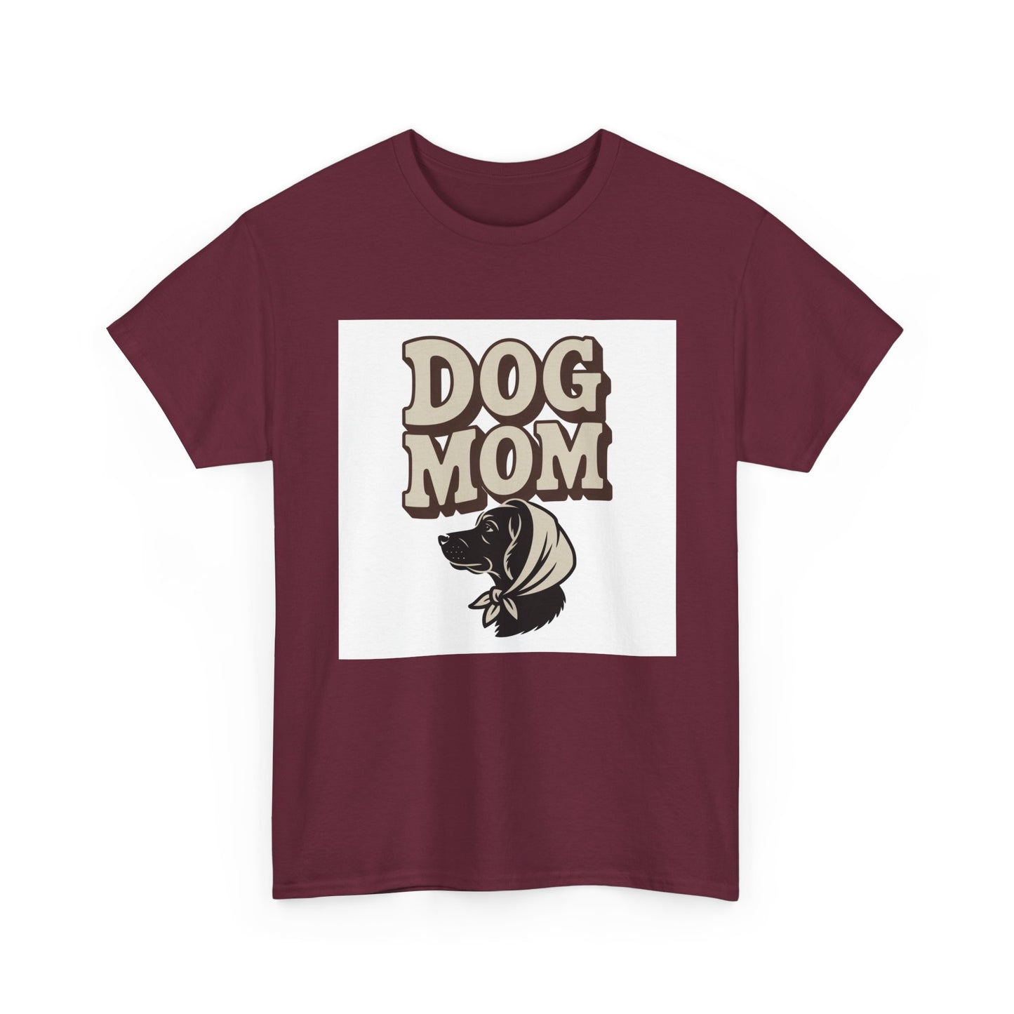 Dog Mom Unisex Heavy Cotton Tee | Gifts for Dog Lovers, Pet Owner T-Shirt, Cute Animal Apparel, Canine Enthusiast Clothing, Fun Dog [...]