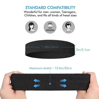 Athletic Sweat Headband for Men & Women