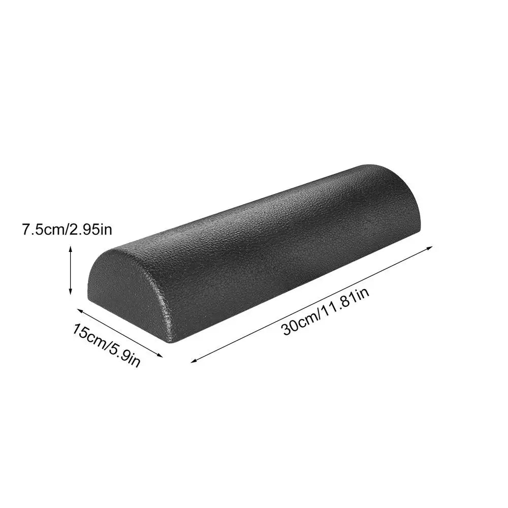 Half Round Yoga Foam Roller – Muscle Massage & Balance Tool
