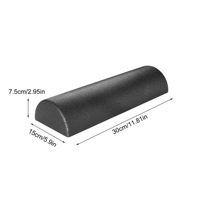 Half Round Yoga Foam Roller – Muscle Massage & Balance Tool