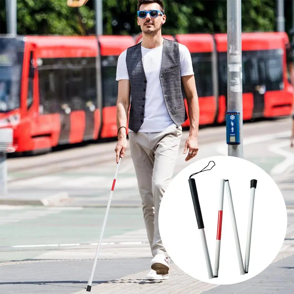 Lightweight Folding White Cane for the Visually Impaired