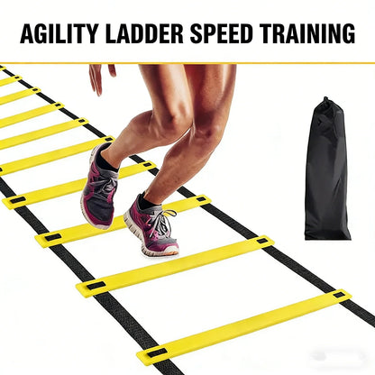 Adjustable Speed & Agility Training Ladder Set