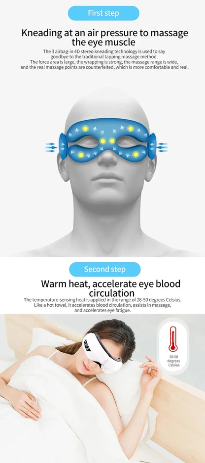6D Smart Eye Massager