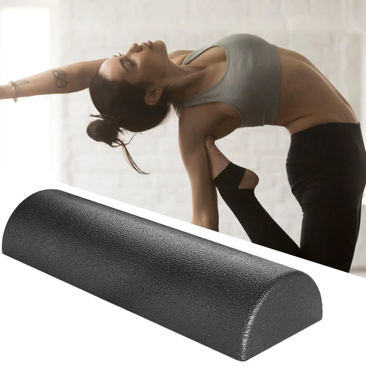 Half Round Yoga Foam Roller – Muscle Massage & Balance Tool