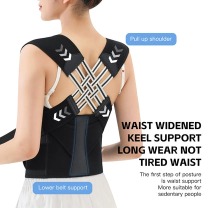 Women Posture Corrector Belt – Adjustable Back Support