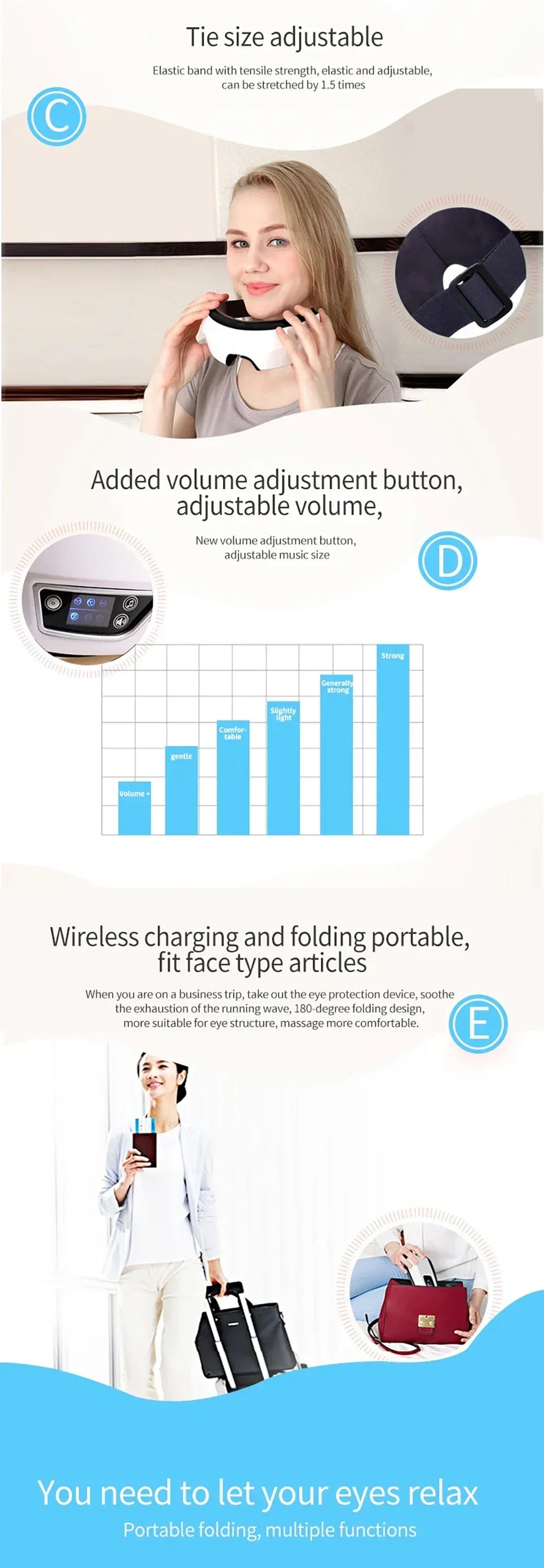 6D Smart Eye Massager
