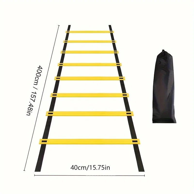 Adjustable Speed & Agility Training Ladder Set