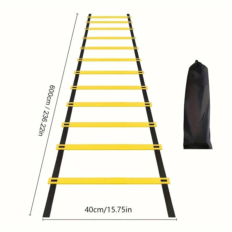 Adjustable Speed & Agility Training Ladder Set