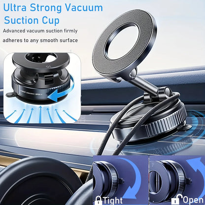 Magnetic Vacuum Phone Mount