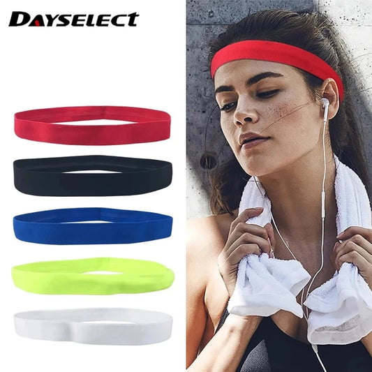 Elastic Sports Sweat Headband for Men & Women