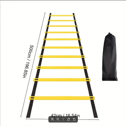 Adjustable Speed & Agility Training Ladder Set