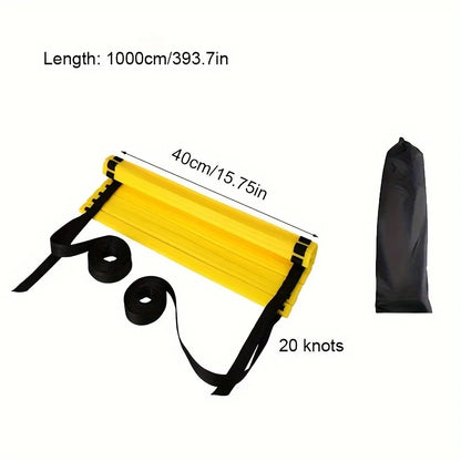 Adjustable Speed & Agility Training Ladder Set